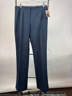 XOXO Womens Navy Dress Pants Size 7 Polyester Slim Fit New With Tags